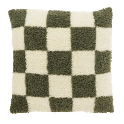 Coussin de Noël Unique Living Fur « Check » 53 x 53 cm, 2 variantes (1 unité)