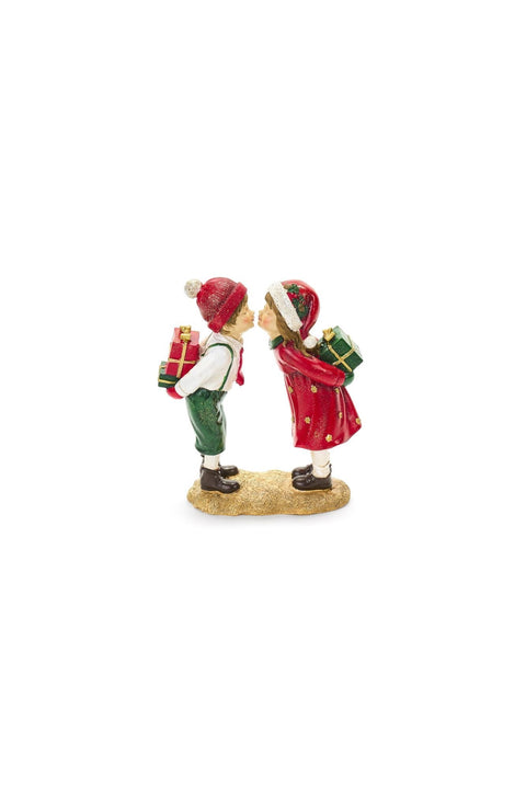 Nuvole di Stoffa Statuina di natale Bimbi "Storia di Natale" H18 cm