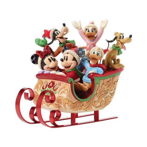 Enesco Mickey Mouse and Friends Christmas Figurine, Jim Shore 20x16xH20 cm