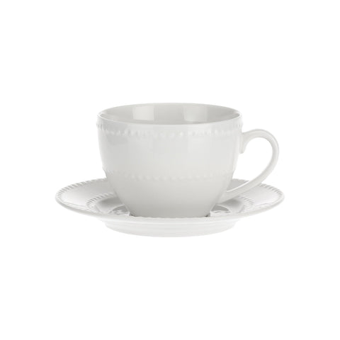 La Porcellana Bianca Set 6 tazze da tè con piattino "Collina" 350 ml