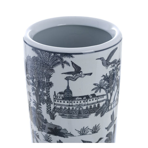 Blanc Mariclò Vaso decorativo in porcellana "Kreisleriana" D20xH45 cm