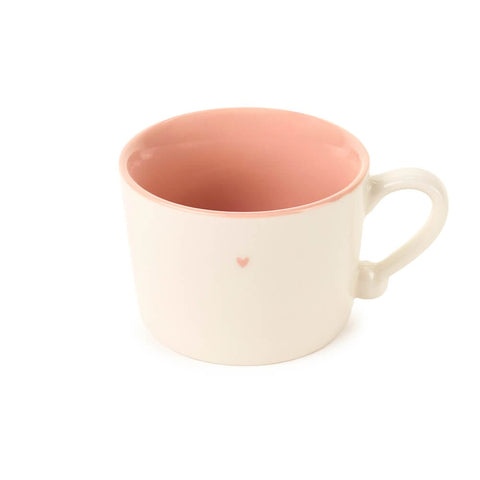 Nuvole di Stoffa Set 2 Tazze in ceramica "La Vie en Rose" 350 ml