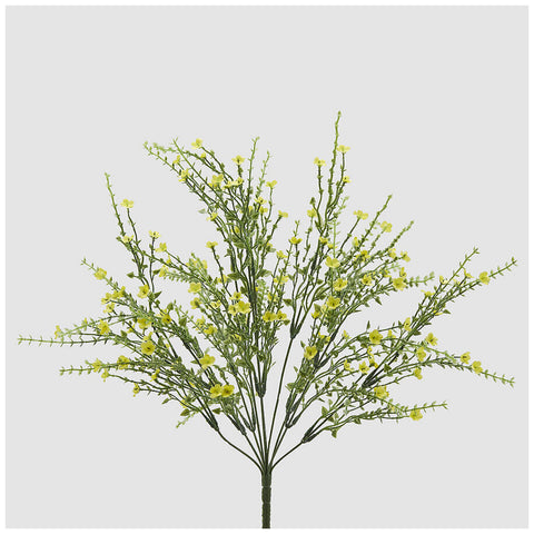 Edg Enzo De Gasperi Ramo cespuglio Ginestra giallo/verde artificiale H55 cm - Angelica Home Stabia