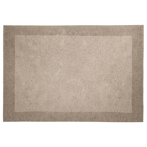 Blanc Mariclò Tappeto arredo rettangolare in cotone tortora 175x240 cm
