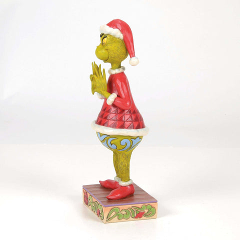Figurine de Noël Grinch Enesco Cœur, Jim Shore H 23 cm