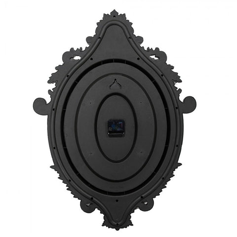CLAYRE & EEF Orologio da parete resina argento 56x6x76 cm / 1xAA