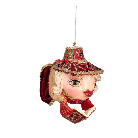 GOODWILL Decorazione da appendere di Natale Pesciolino cantore con libro 19 cm