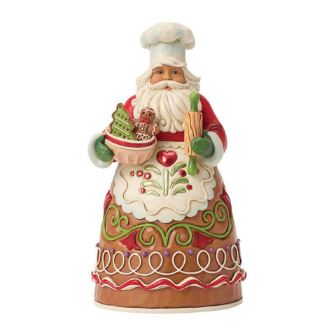 Enesco Statuina Babbo Natale Cuoco "Gingerbread Pastry" 12x11.5xH21 cm