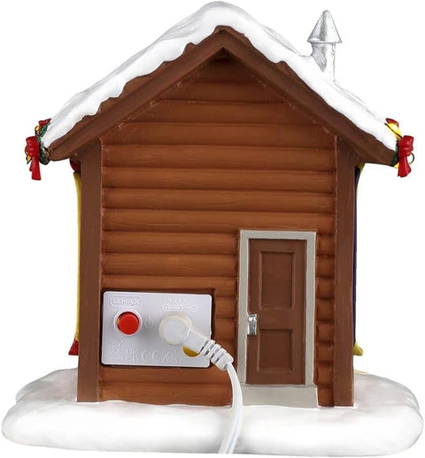 LEMAX Negozio Noleggio sci "Ski Rental" H12.5x12.5x12 cm