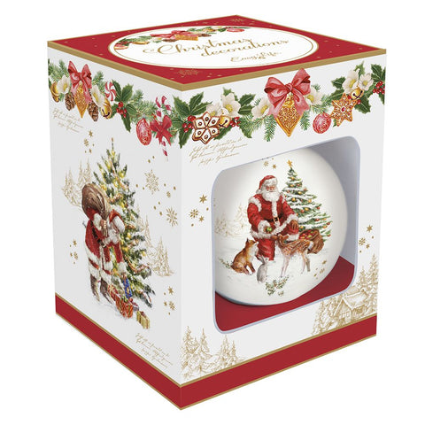 Boule de Noël Easy Life "Christmas Memories" D7 cm 4 variantes (1pc)