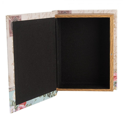 Clayre & Eef Set 3 Libri contenitori 27x22x7 / 22x17x6 / 17x12x4 cm