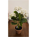 Fiori di Lena Piantina Fiore Ortensia sintetica artigianale 34x30xH50 cm 4 varianti(1 unità) - Angelica Home Stabia