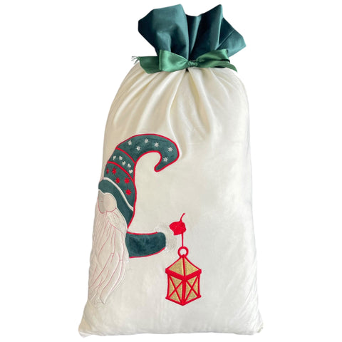 Sac de Noël en velours Clodette « Cirque de Noël » 70x48 cm 3 variantes (1 unité)
