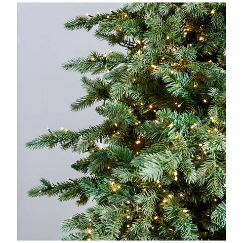 Sapin de Noël fleurs de Lena 3000 led "St.Moritz" D125xH180 cm