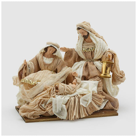 EDG Figurine de la Nativité Seigneur Sainte Famille en résine H37 cm