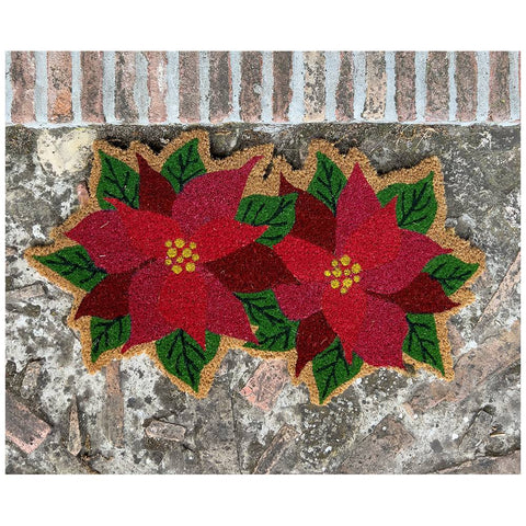 L'Atelier 17 Christmas doormat in glittered or shaped coconut "Xmas" 6 variants (1pc)