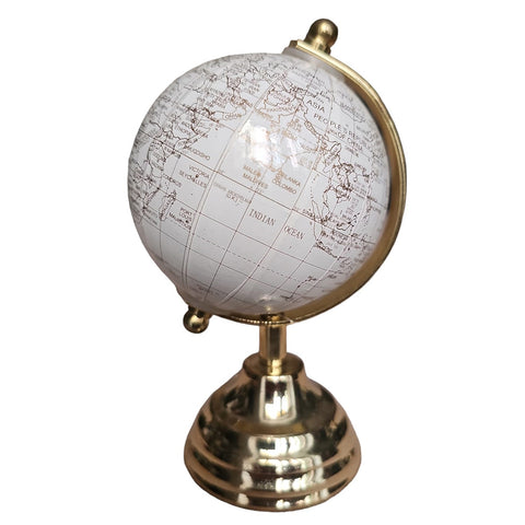 L'art de Nacchi Globe de table en métal D8,5x14,5 cm