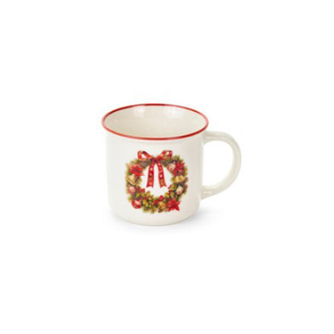 Mug de Noël « Noël approche » en tissu, 6 variantes (1 unité)