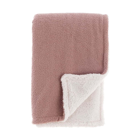 Plaid Sherpa Blanc Mariclò « Soft Essential » 140x170 cm 4 variantes (1 unité)