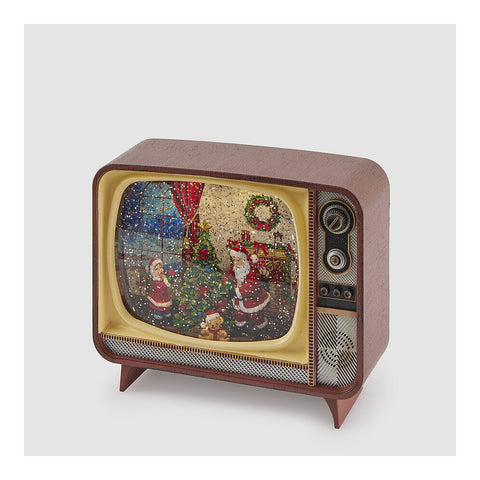 EDG Carillon televisore Led glitter musica 21x12xH17 cm