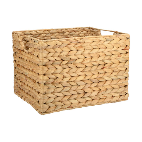 Estia Home Cestino Organizer in giacinto naturale "Florana" 30x35xH25 cm