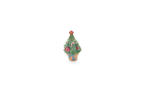 Nuvole di Stoffa Statuina natalizia albero 6,5x5,5x11,5 cm 3 varianti (1 unità)