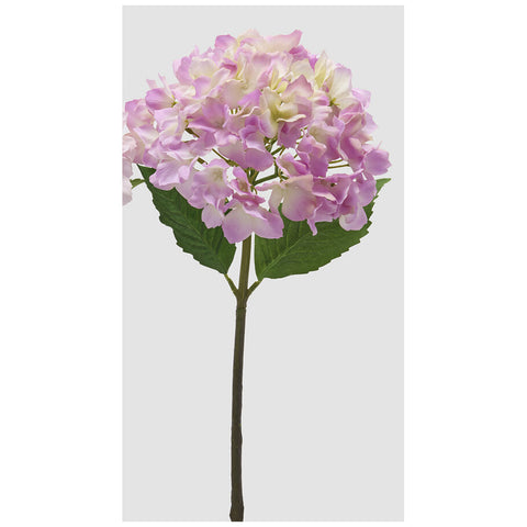 Edg Enzo De Gasperi Ramo ortensia artificiale con foglie H50 cm 2 varianti(1 unità)
