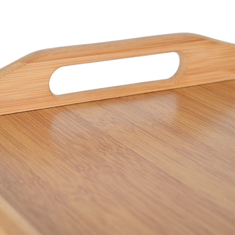 Estia Home Vassoio in bamboo con gambe pieghevoli 50x30xH21cm