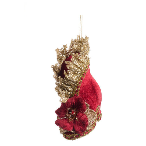 GOODWILL Decoro Stivaletto vittoriano per albero 9 cm 2 varianti(1 unità)