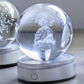 Hervit Sfera in cristallo Crystal Planet Piccolo Principe disegno 3D D6 cm - Angelica Home Stabia