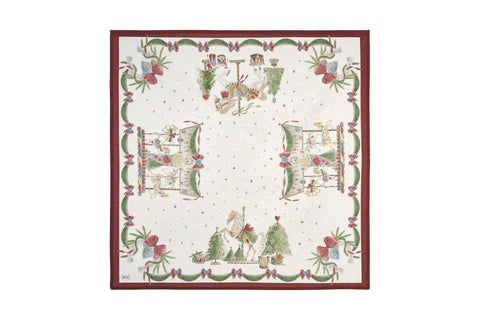 Fabric Clouds Christmas Centerpiece "Carousel" 100x100 cm