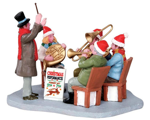LEMAX Personaggi Banda del Gazebo "Gazebo Band" H8x11.5x8.7 cm