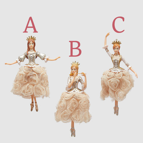 EDG - Enzo De Gasperi Ballerina beige dress H17 cm 3 variations (1pc)
