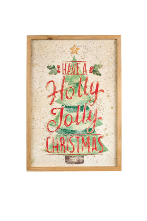 Nuvole di Stoffa Quadro natalizio decoro 35x2xH50 cm