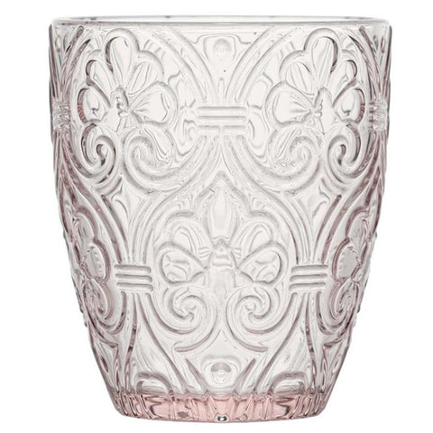 Fade Set 6 Bicchieri in vetro trasparente rosa "Corinto" 300 ml