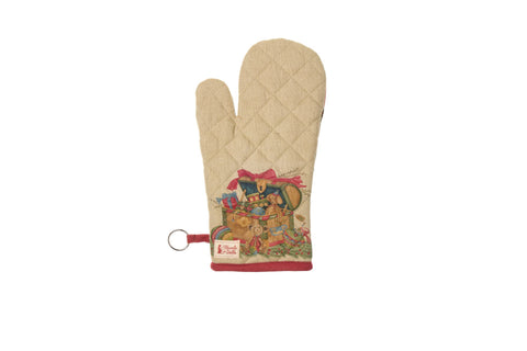 Nuvole di Stoffa Guantone da cucina natalizio cotone 19x32 cm 2 varianti (1 unità)
