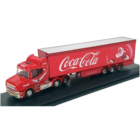 Oxford Diecast Scania T Truck Modellino Camion Coca Cola Xmas, scala: 1/148 - Angelica Home Stabia