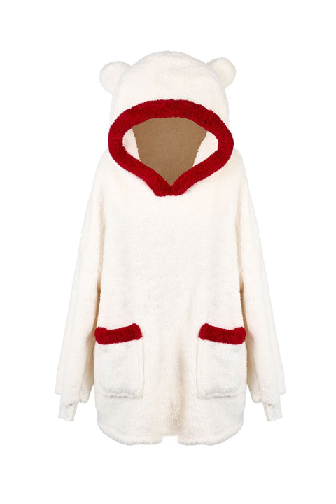 Clouds of Fabric Hoodie small teddy bear 70x75 cm 2 variants (1 unit)