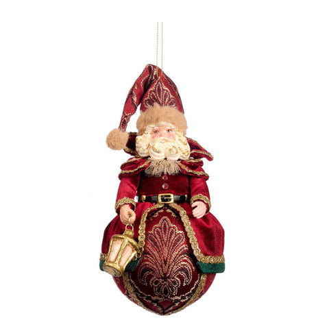 GOODWILL Sfera Babbo Natale per albero 18 cm 2 varianti(1 unità)