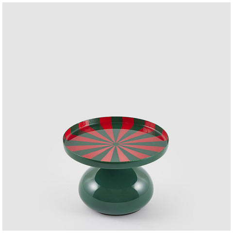 EDG Enzo De Gasperi Présentoir à gâteaux décoratif en métal D16xH10 cm