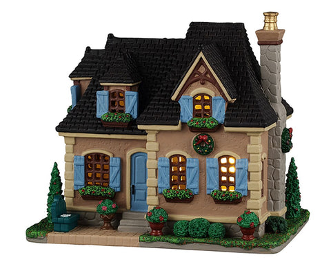 LEMAX Edificio luci led "Dubois Residence" in porcellana H15x17.2x11.5 cm