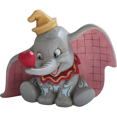 Figurine Enesco Dumbo avec coeur "Jim Shore" 12x15xH12 cm