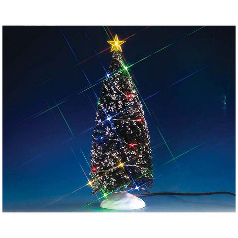 LEMAX Albero con luci led "Multi Light Evergreen Tree, Large" H25,5 x 10,5 x 10,5 cm