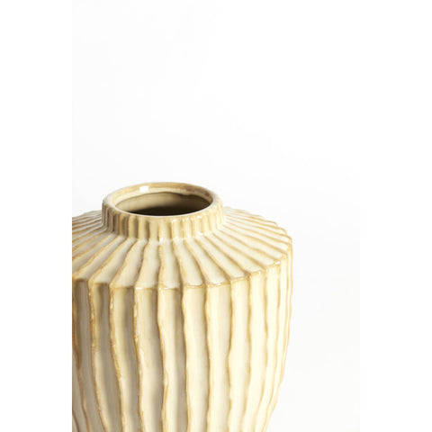 Light & Living Vaso portafiori in ceramica sabbia/beige "Talea" D25xH28 cm