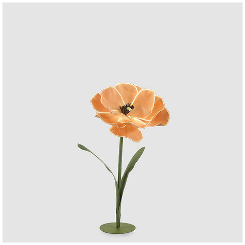 EDG Enzo de Gasperi Fiore Anemone Jumbo grande artificiale luci led D65xH110 cm