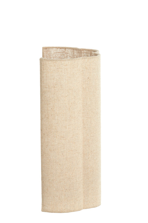 Light & Living Applique murale en tissu beige "Fringe" 26x15xH40 cm