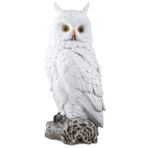 Bollweg Formano Christmas figurine Owl in artificial stone 17xH37 cm