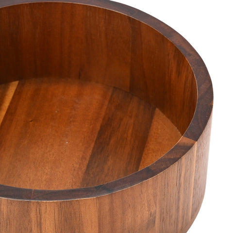 Estia Home Cesto Porta frutta in legno di acacia "Allure" D25xH9.5 cm