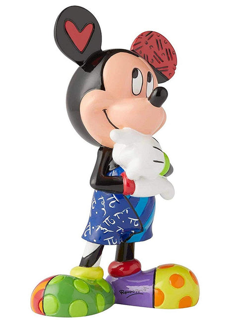 Enesco Disney Statuina Topolino in resina lucida, Britto 10x9xH15 cm