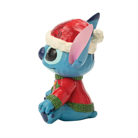 Enesco Disney Jim Shore Statuina di natale Stitch luci led 16x11xH17.5 cm